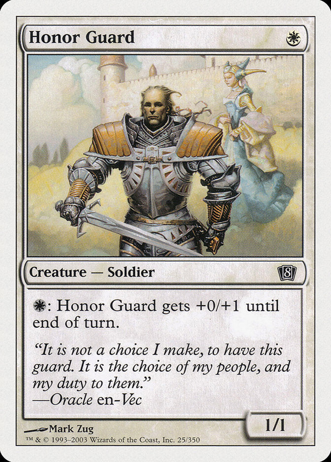 Honor Guard [Eighth Edition] | Card Citadel