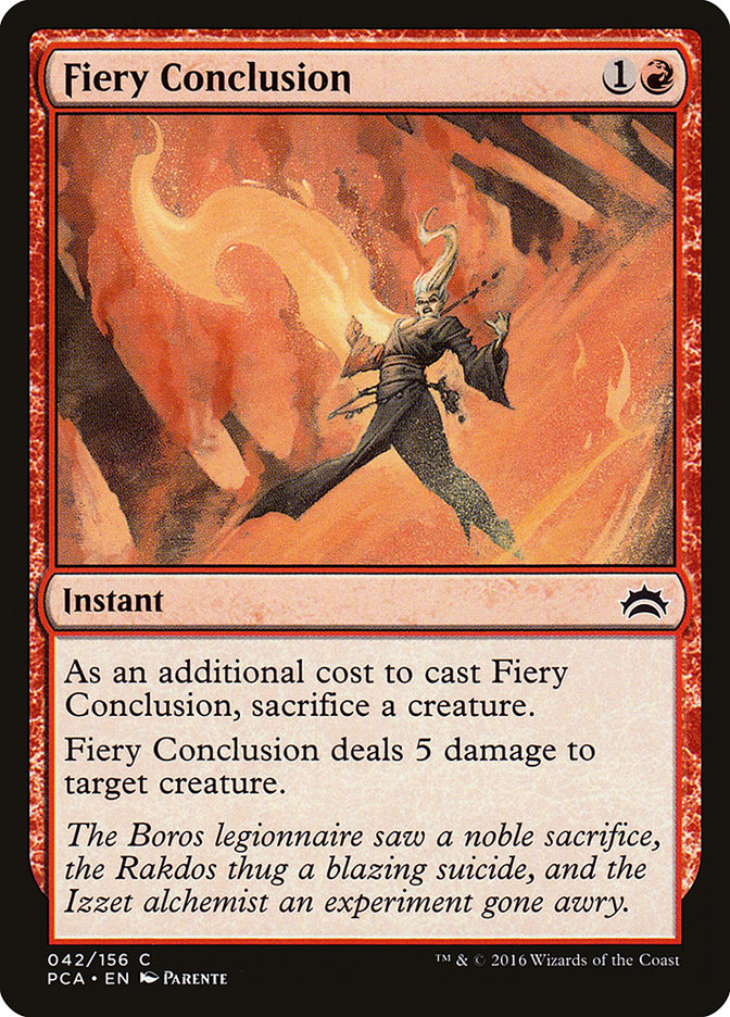 Fiery Conclusion [Planechase Anthology] | Card Citadel