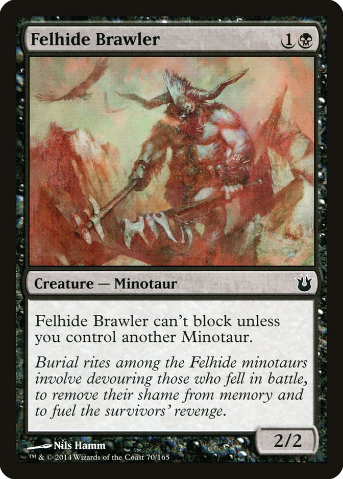 Felhide Brawler [Born of the Gods] | Card Citadel