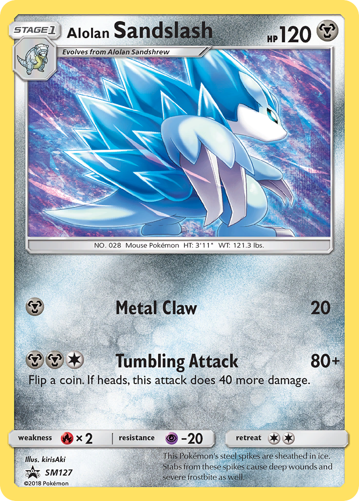 Alolan Sandslash (SM127) [Sun & Moon: Black Star Promos] | Card Citadel