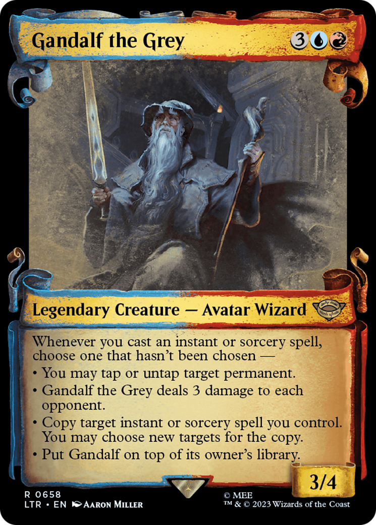 Gandalf the Grey [The Lord of the Rings: Tales of Middle-Earth Showcase Scrolls] | Card Citadel