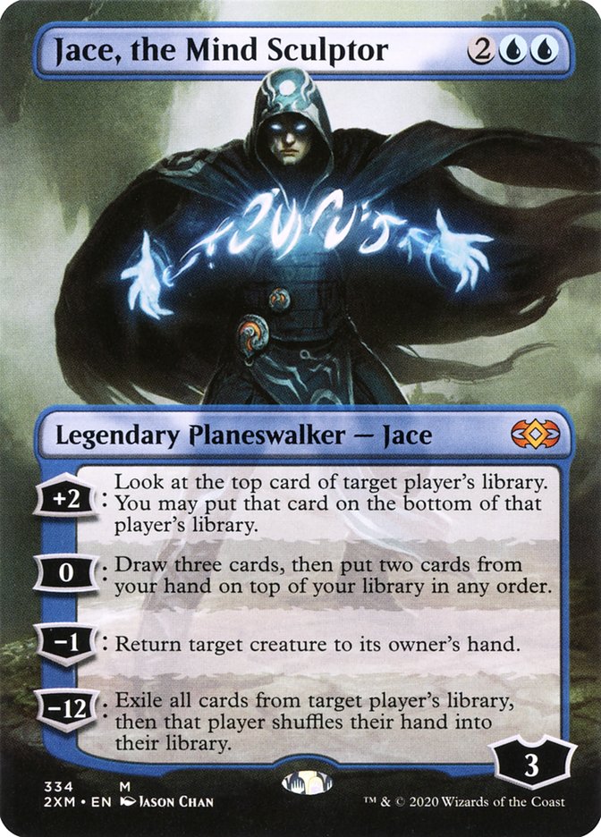 Jace, the Mind Sculptor (Borderless) [Double Masters] | Card Citadel