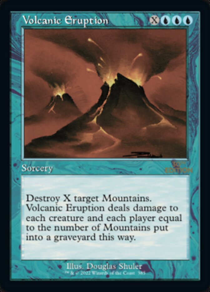 Volcanic Eruption (Retro) [30th Anniversary Edition] | Card Citadel
