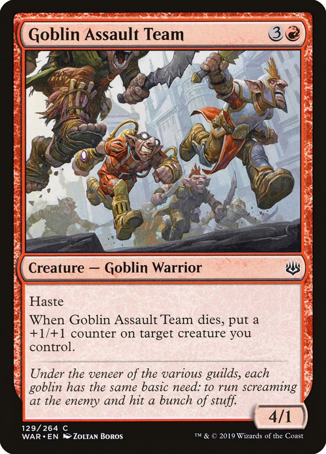 Goblin Assault Team [War of the Spark] | Card Citadel