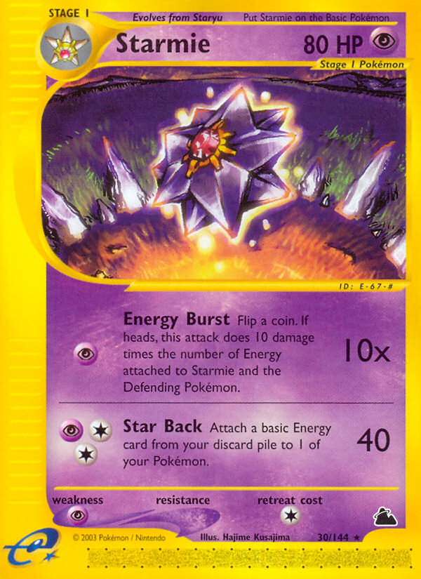 Starmie (30/144) [Skyridge] | Card Citadel