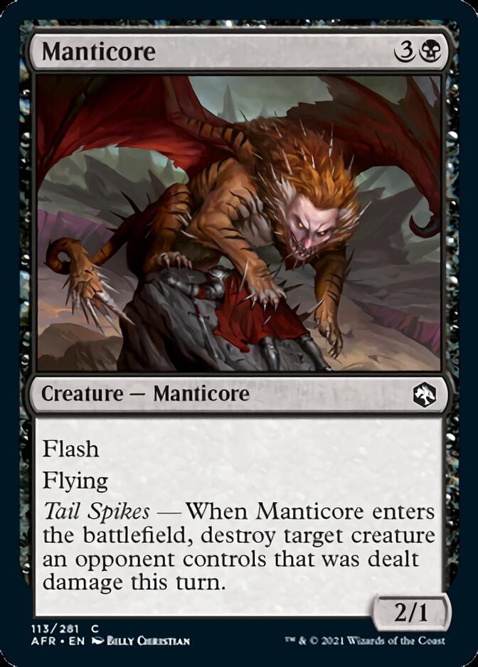 Manticore [Dungeons & Dragons: Adventures in the Forgotten Realms] | Card Citadel