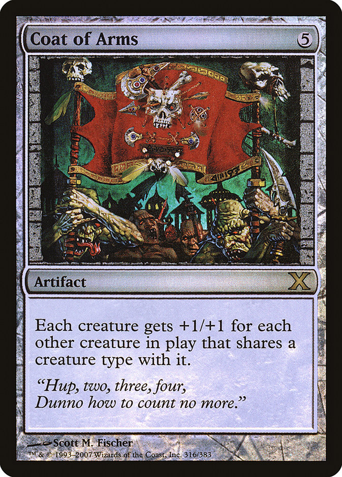 Coat of Arms (Premium Foil) [Tenth Edition] | Card Citadel