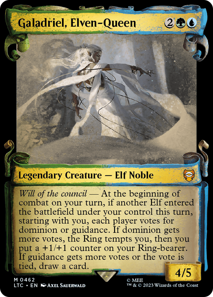 Galadriel, Elven-Queen [The Lord of the Rings: Tales of Middle-Earth Commander Showcase Scrolls] | Card Citadel