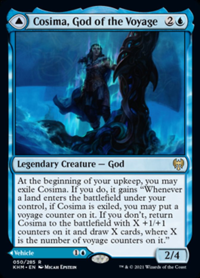 Cosima, God of the Voyage // The Omenkeel [Kaldheim] | Card Citadel