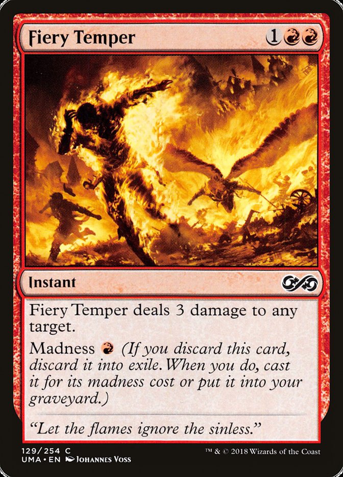 Fiery Temper [Ultimate Masters] | Card Citadel