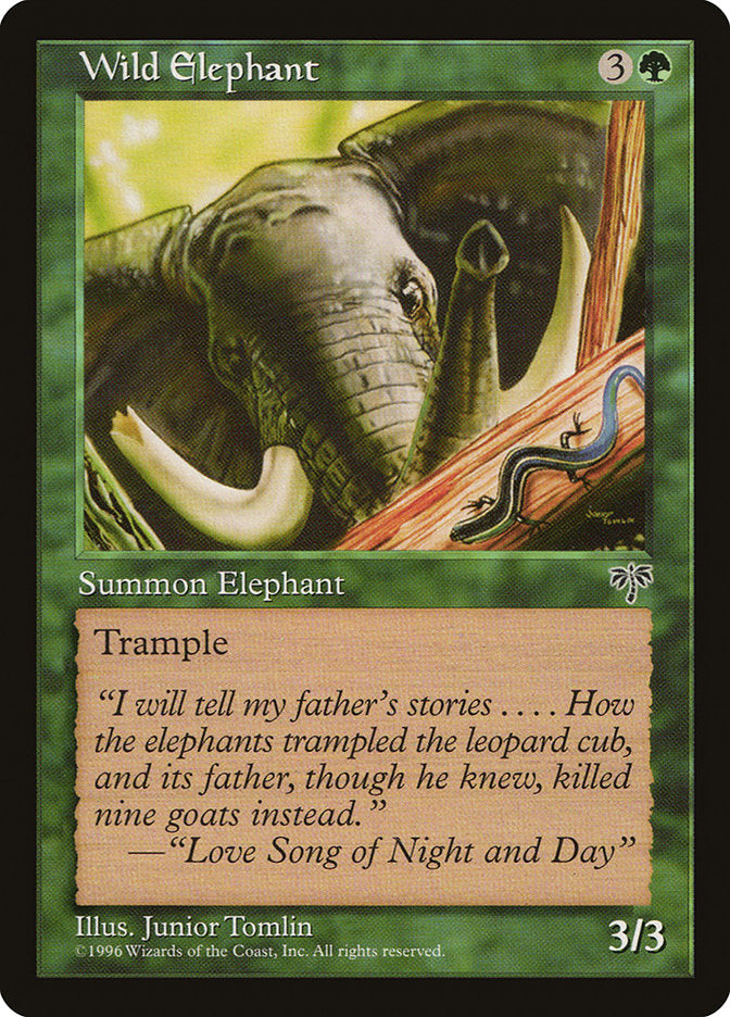 Wild Elephant [Mirage] | Card Citadel