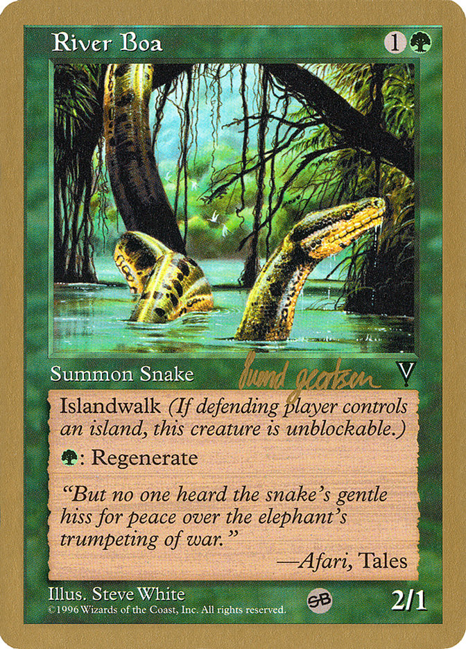 River Boa (Svend Geertsen) (SB) [World Championship Decks 1997] | Card Citadel