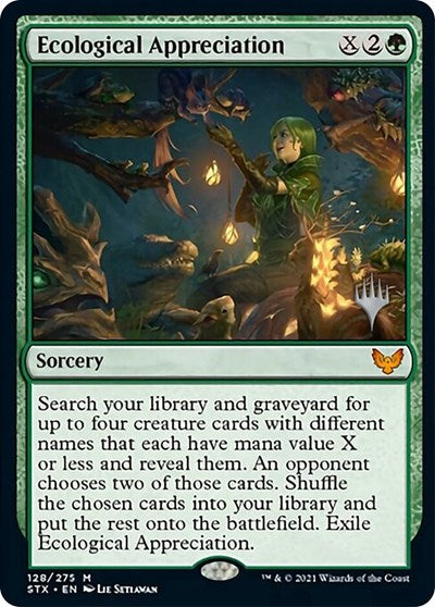 Ecological Appreciation (Promo Pack) [Strixhaven: School of Mages Promos] | Card Citadel