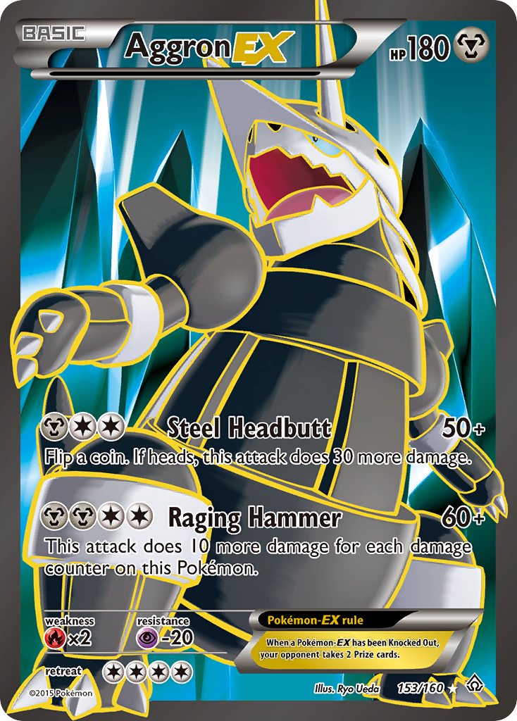 Aggron EX (153/160) [XY: Primal Clash] | Card Citadel