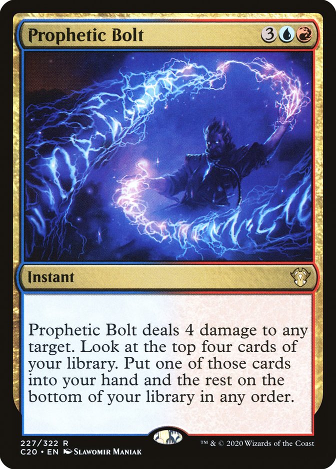 Prophetic Bolt [Commander 2020] | Card Citadel