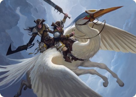 Gryffwing Cavalry Art Card [Innistrad: Crimson Vow Art Series] | Card Citadel