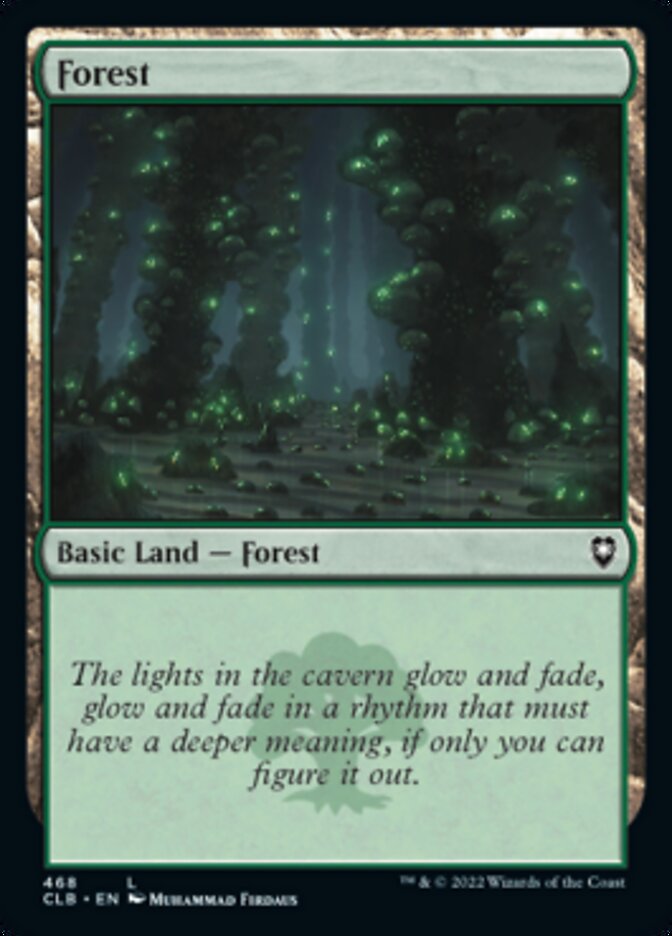 Forest (468) [Commander Legends: Battle for Baldur's Gate] | Card Citadel