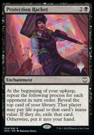 Protection Racket (Promo Pack) [Streets of New Capenna Commander Promos] | Card Citadel
