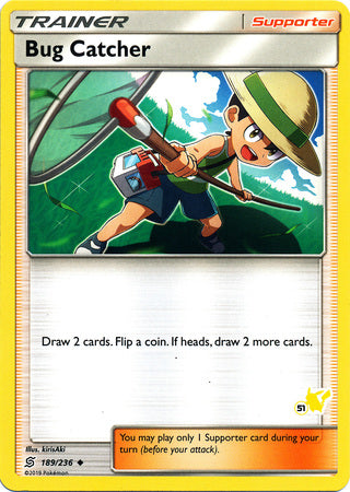 Bug Catcher (189/236) (Pikachu Stamp #51) [Battle Academy 2020] | Card Citadel