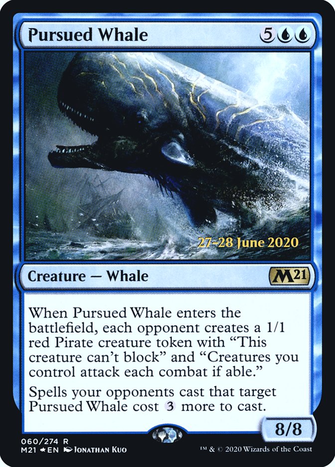 Pursued Whale  [Core Set 2021 Prerelease Promos] | Card Citadel