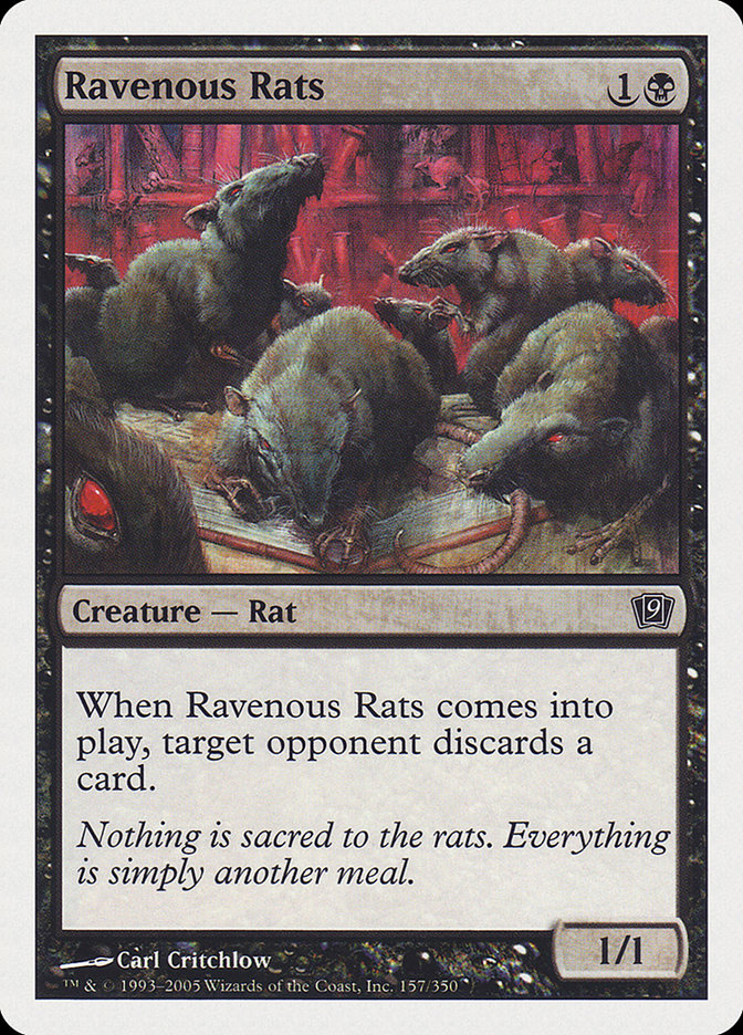 Ravenous Rats [Ninth Edition] | Card Citadel