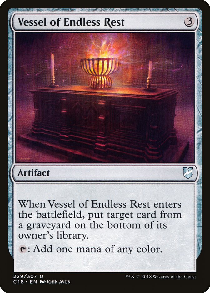 Vessel of Endless Rest [Commander 2018] | Card Citadel