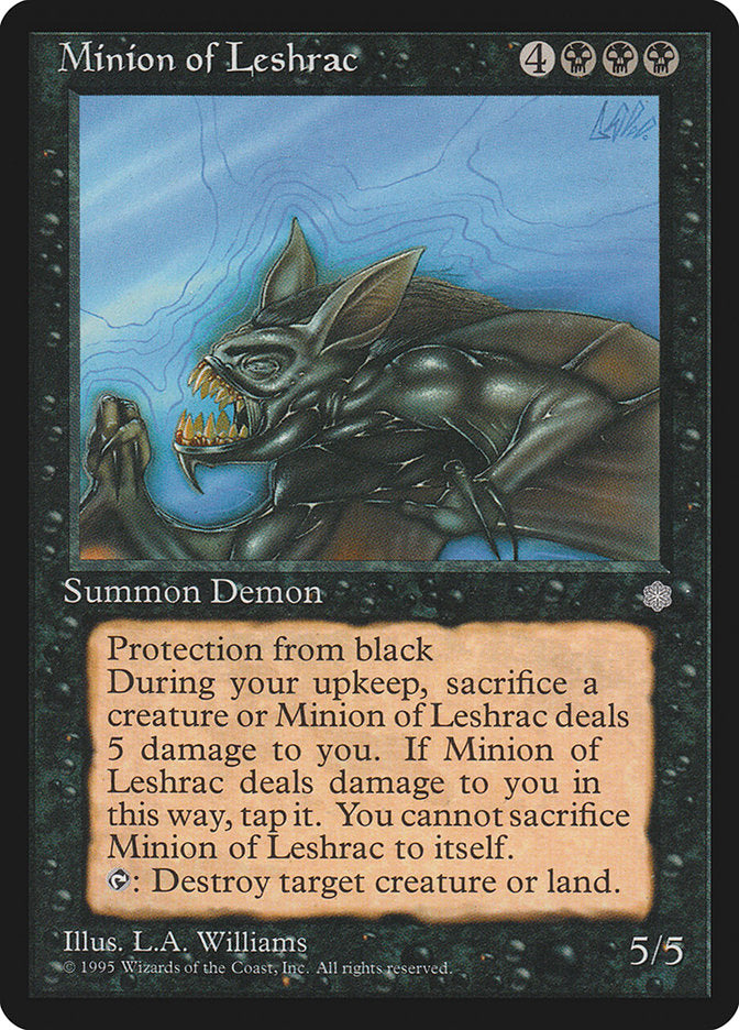 Minion of Leshrac [Ice Age] | Card Citadel