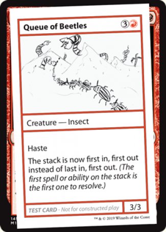 Queue of Beetles (2021 Edition) [Mystery Booster Playtest Cards] | Card Citadel