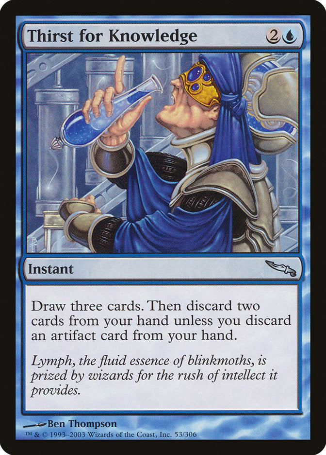 Thirst for Knowledge [Mirrodin] | Card Citadel