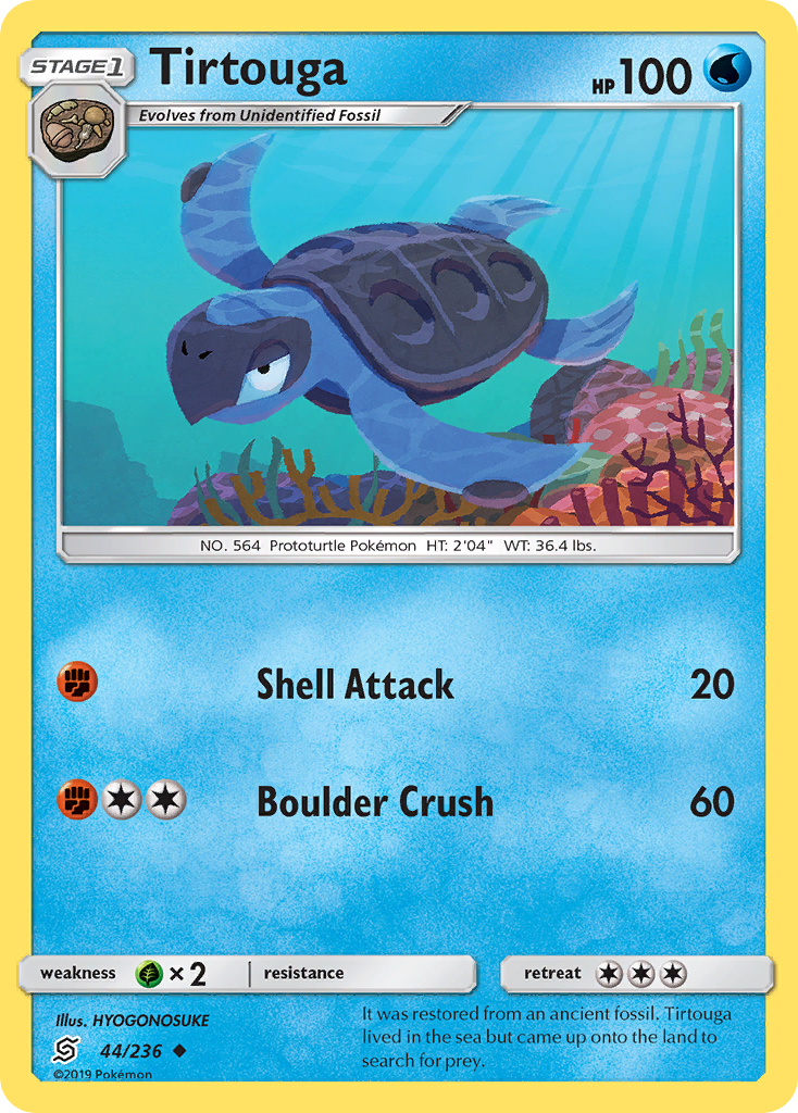 Tirtouga (44/236) [Sun & Moon: Unified Minds] | Card Citadel
