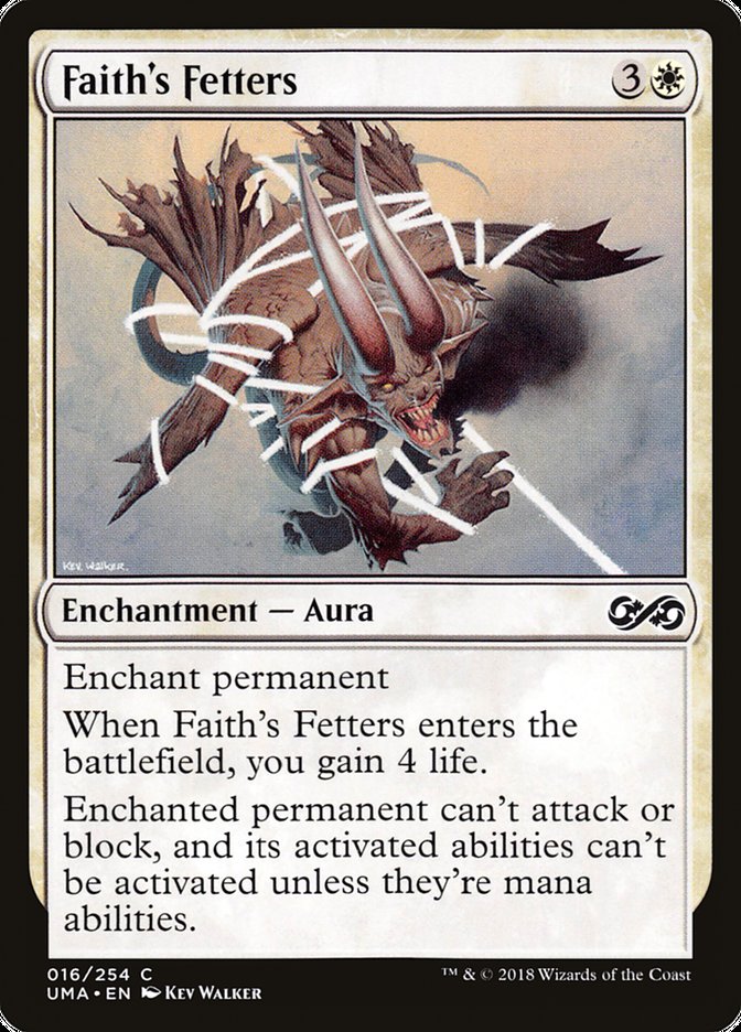 Faith's Fetters [Ultimate Masters] | Card Citadel