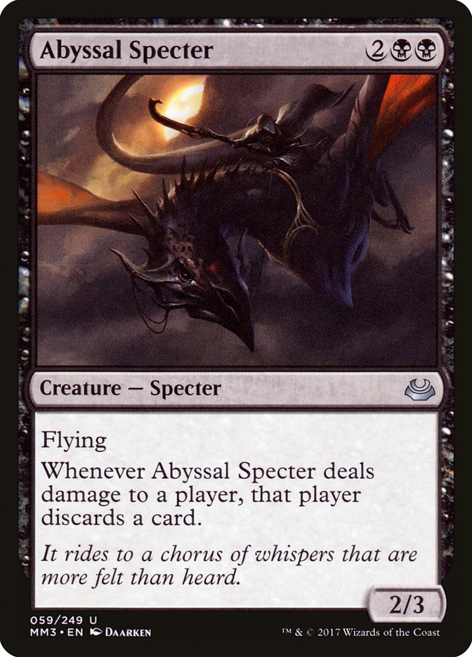Abyssal Specter [Modern Masters 2017] | Card Citadel