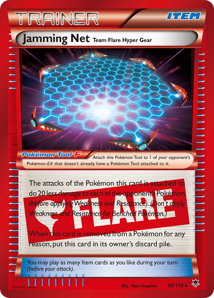 Jamming Net Team Flare Hyper Gear (98/119) [XY: Phantom Forces] | Card Citadel