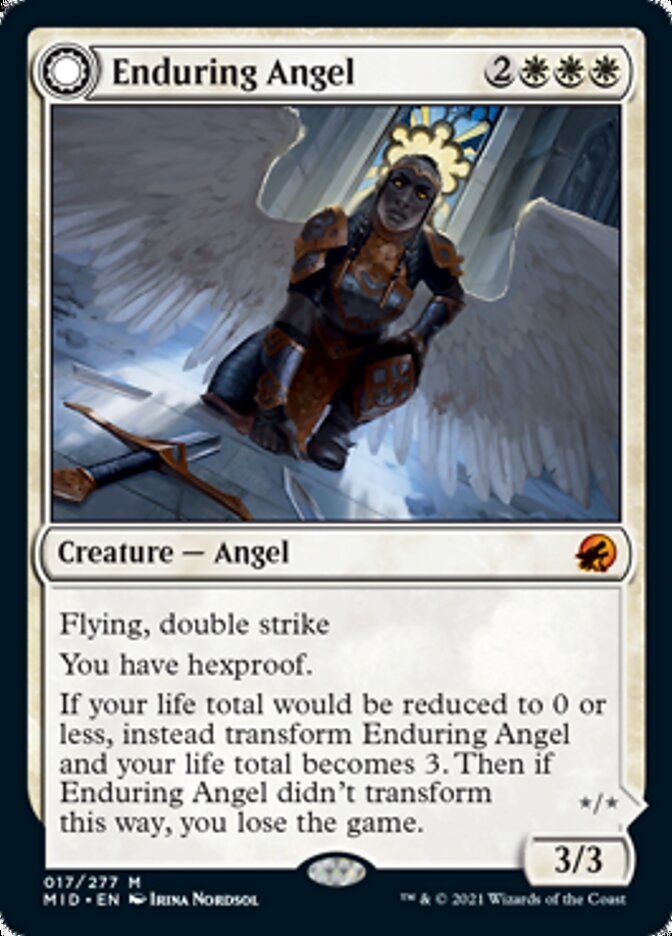 Enduring Angel // Angelic Enforcer [Innistrad: Midnight Hunt] | Card Citadel