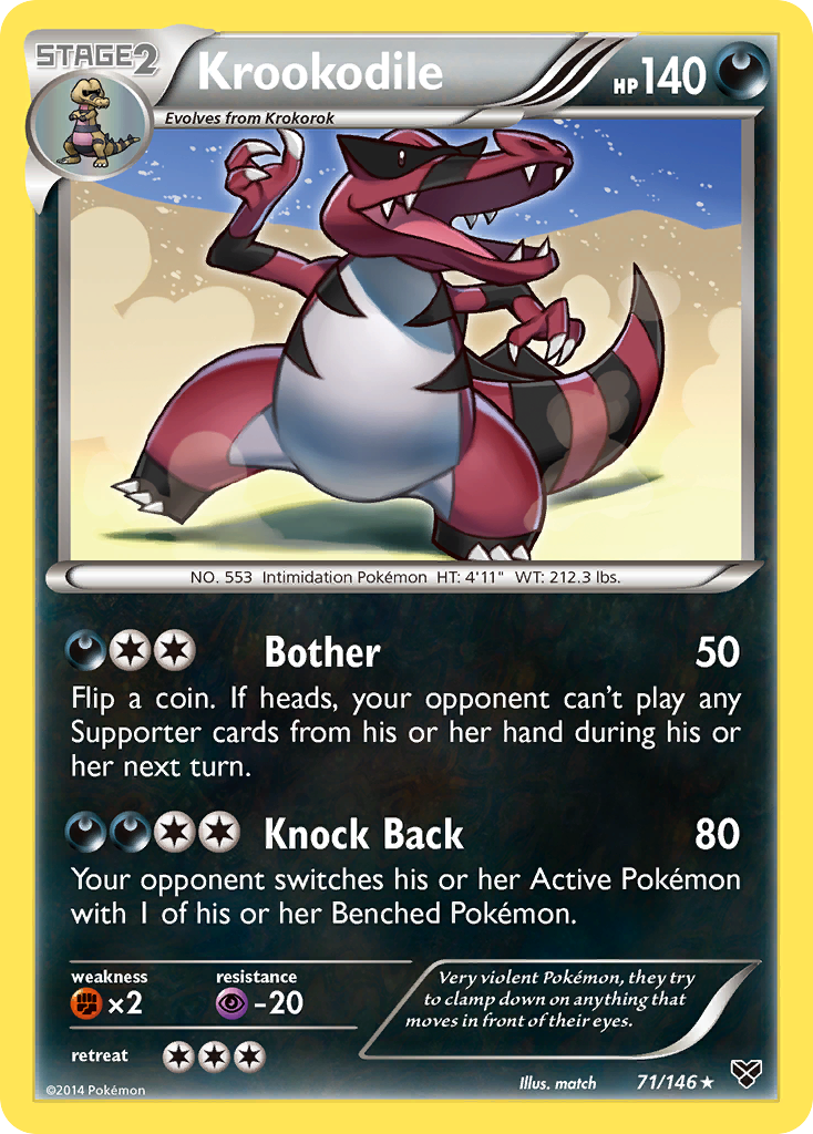 Krookodile (71/146) [XY: Base Set] | Card Citadel
