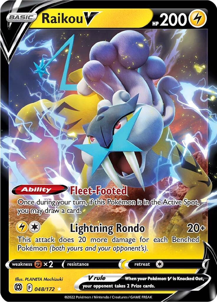 Raikou V (048/172) [Sword & Shield: Brilliant Stars] | Card Citadel