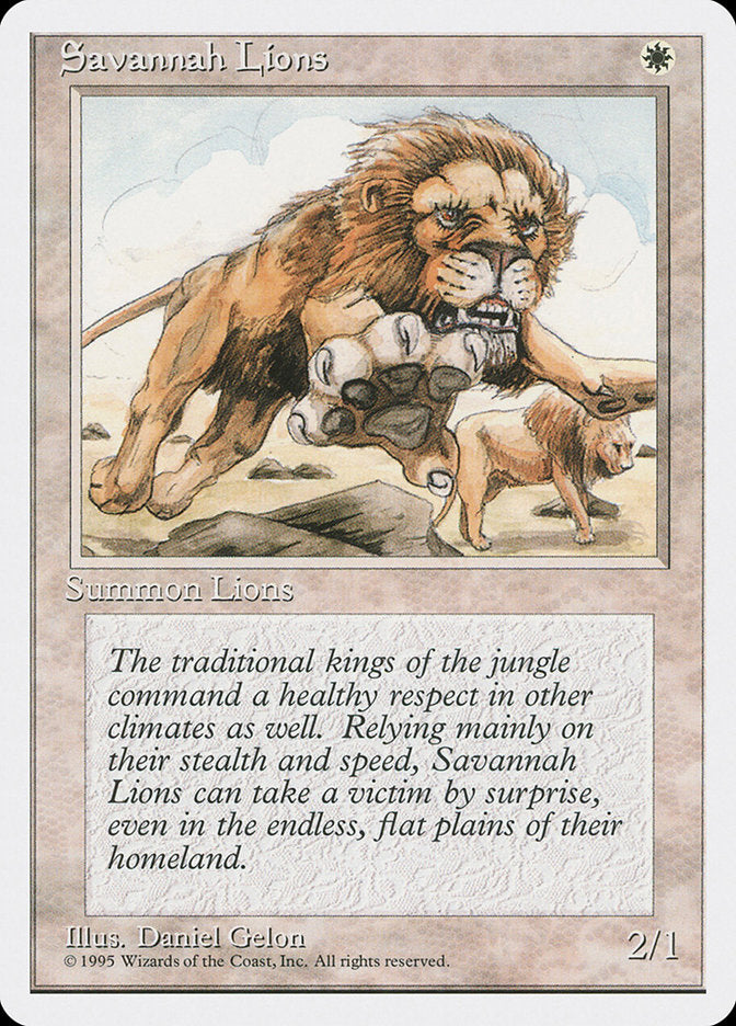 Savannah Lions [Fourth Edition] | Card Citadel