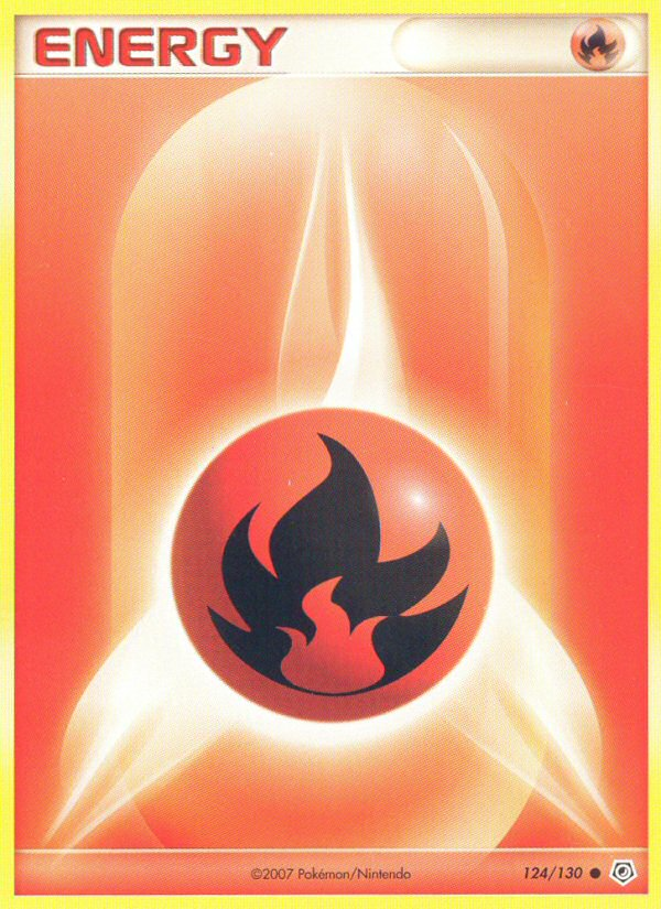 Fire Energy (124/130) [Diamond & Pearl: Base Set] | Card Citadel