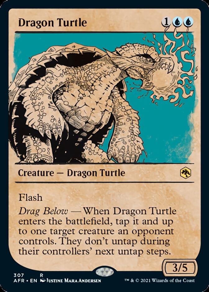 Dragon Turtle (Showcase) [Dungeons & Dragons: Adventures in the Forgotten Realms] | Card Citadel