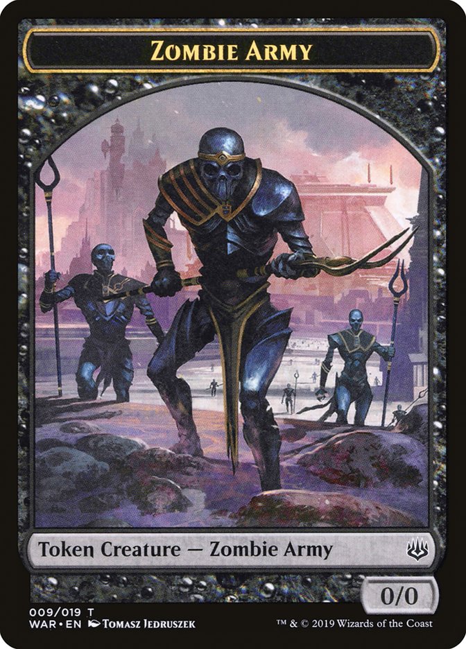 Zombie Army (009/019) [War of the Spark Tokens] | Card Citadel