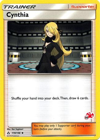 Cynthia (119/156) (Charizard Stamp #59) [Battle Academy 2020] | Card Citadel