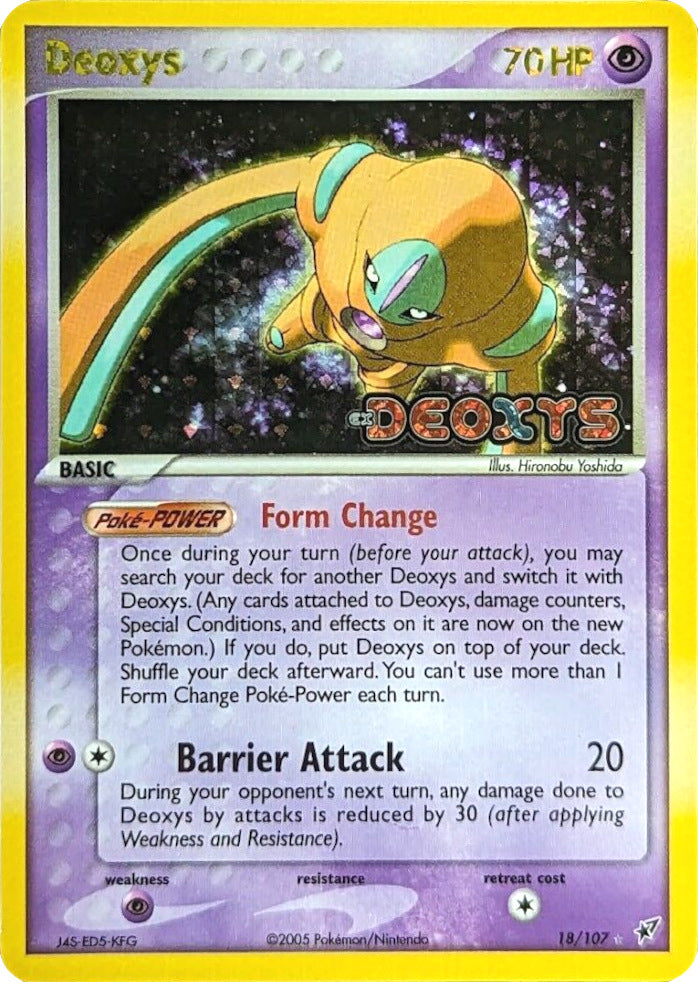 Deoxys (18/107) (Stamped) [EX: Deoxys] | Card Citadel