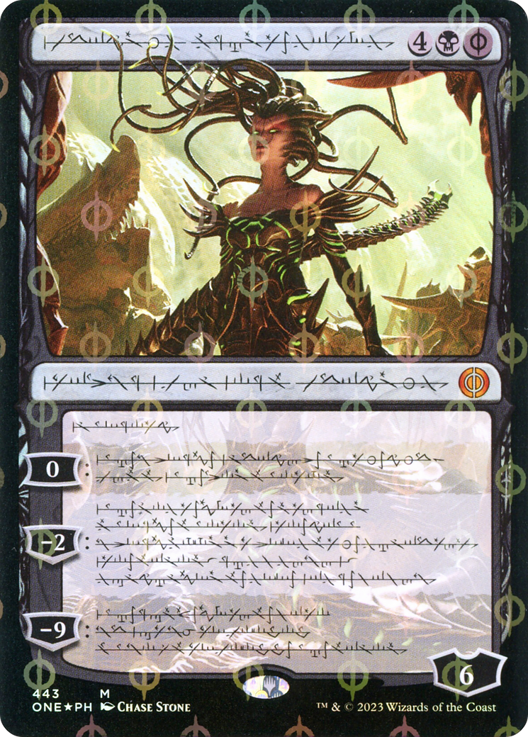 Vraska, Betrayal's Sting (Phyrexian Step-and-Compleat Foil) [Phyrexia: All Will Be One] | Card Citadel