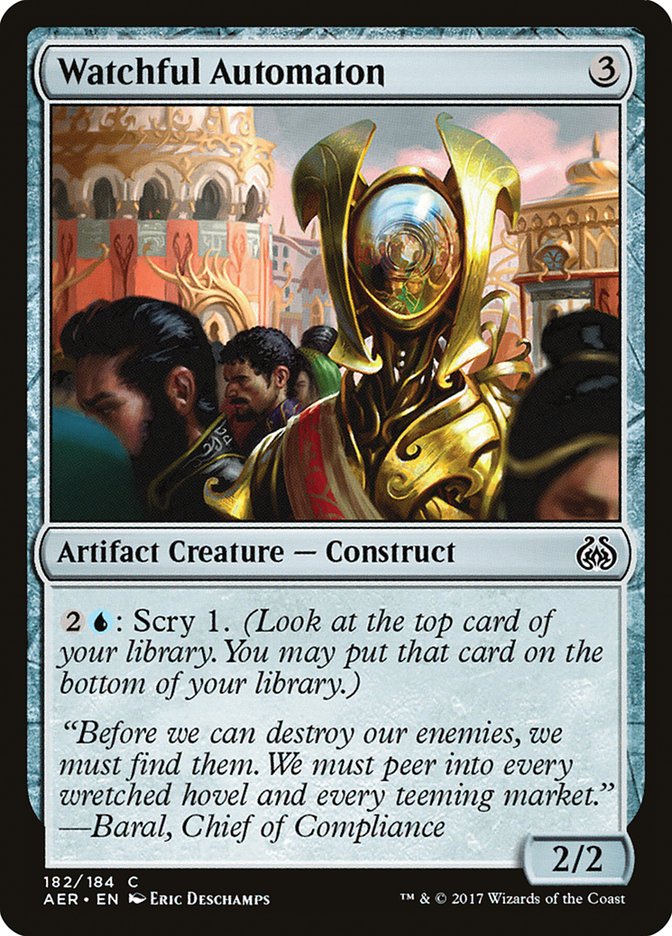 Watchful Automaton [Aether Revolt] | Card Citadel