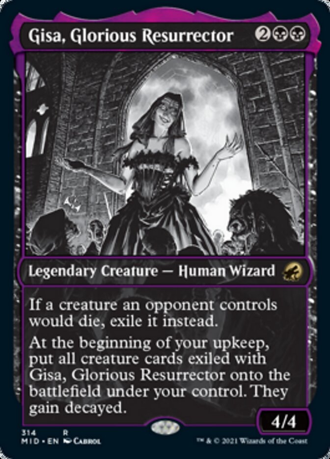 Gisa, Glorious Resurrector (Showcase Eternal Night) [Innistrad: Midnight Hunt] | Card Citadel