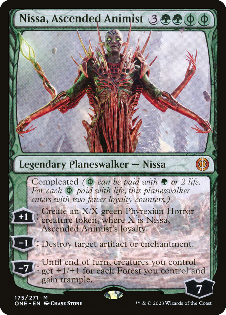 Nissa, Ascended Animist [Phyrexia: All Will Be One] | Card Citadel