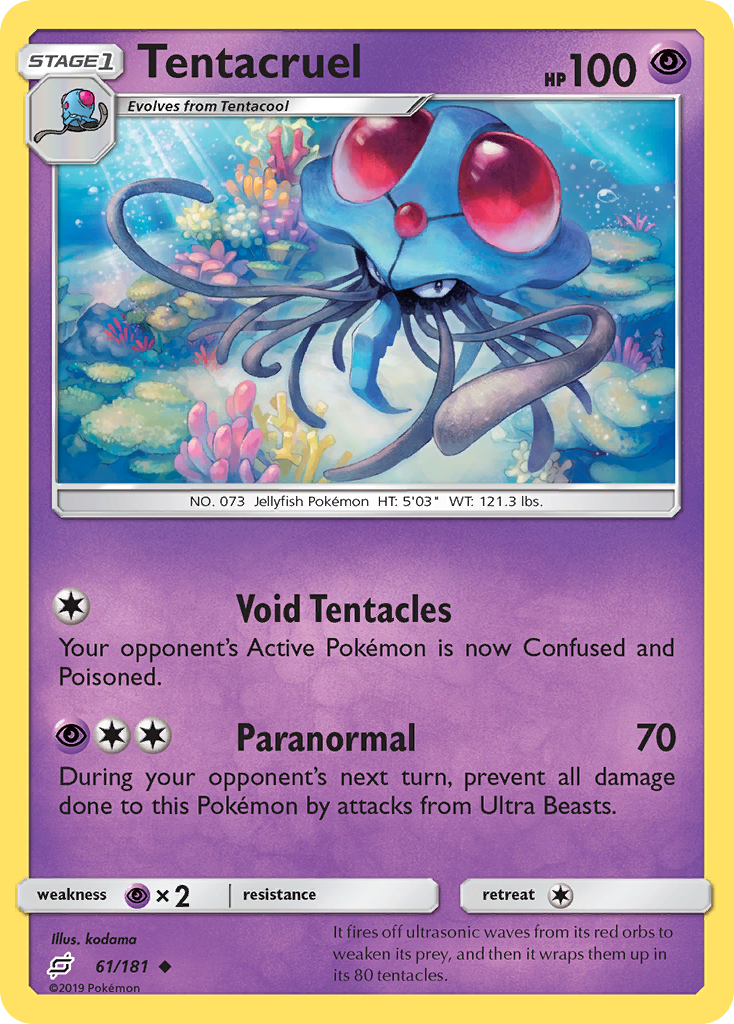 Tentacruel (61/181) [Sun & Moon: Team Up] | Card Citadel