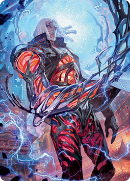 Tezzeret, Betrayer of Flesh Art Card [Kamigawa: Neon Dynasty Art Series] | Card Citadel