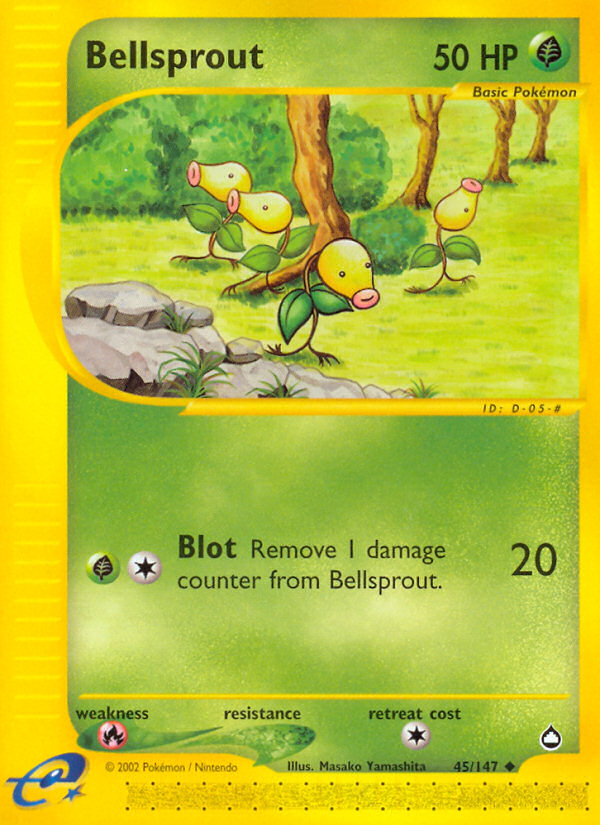 Bellsprout (45/147) [Aquapolis] | Card Citadel