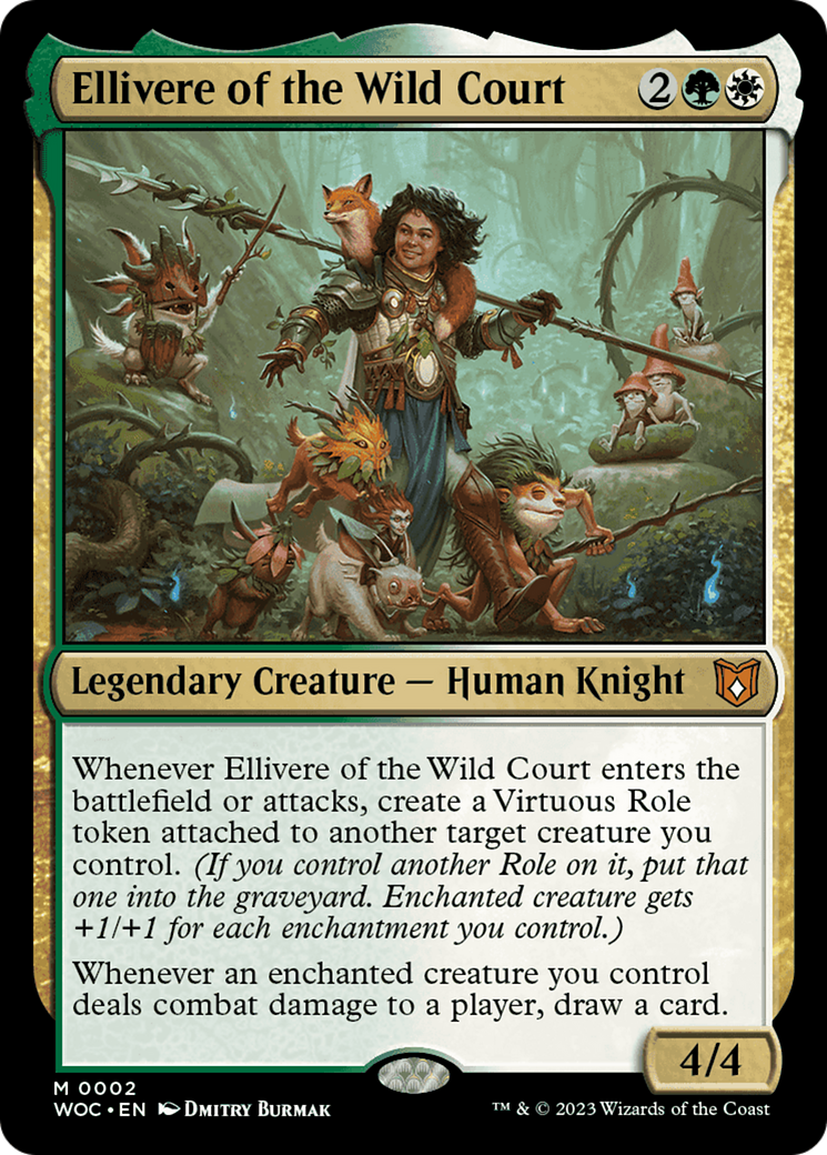 Ellivere of the Wild Court [Wilds of Eldraine Commander] | Card Citadel